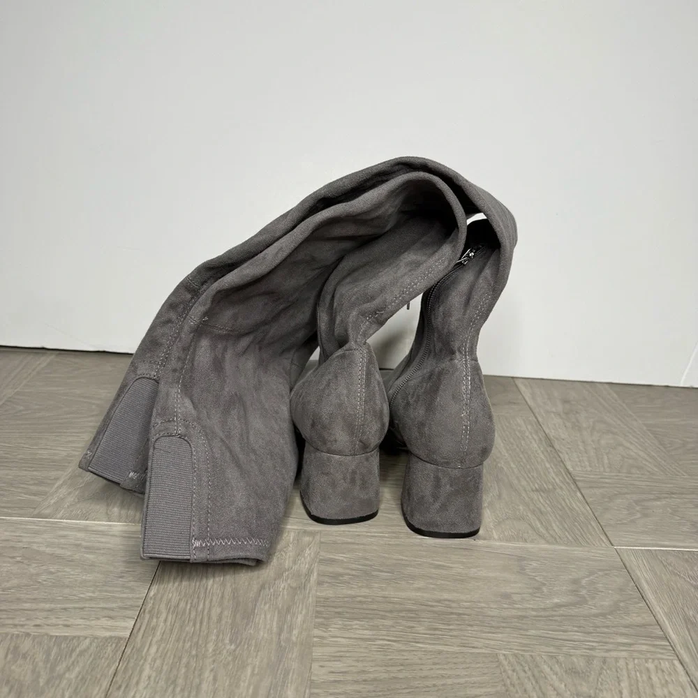 Marc Fisher Charlote Gray Over The Knee Boot 6 1/2 M